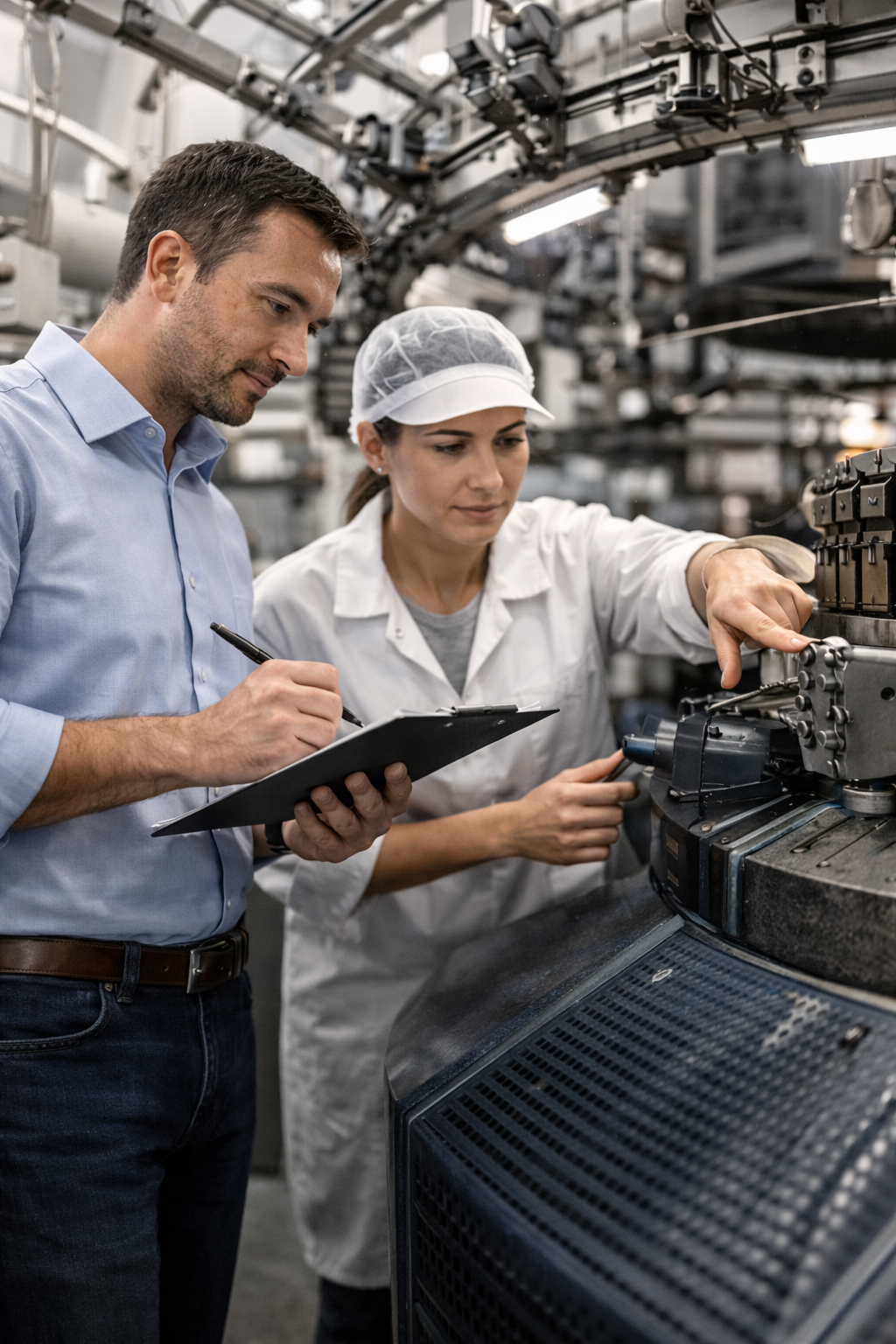 Consultoria técnica em malharia
