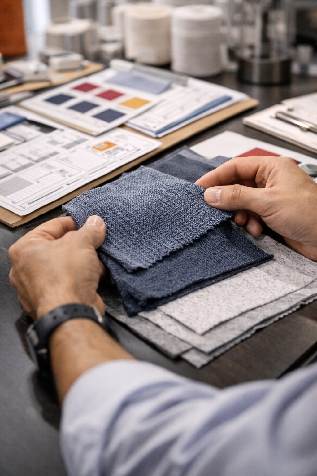 Desenvolvimento de malhas e fichas técnicas